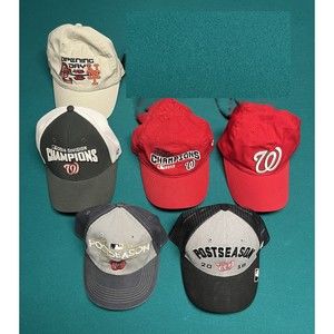 PRICE REDUCED: 6 Washington Nationals Hats